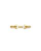 David Yurman David Yurman Micro Cablespira Flex Open Ring in 18K Yellow Gold with Pearls, 2.5mm - 3