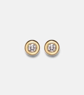David Yurman David Yurman PavÃ© 18kt gold earrings with diamonds