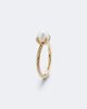 David Yurman David Yurman Pearl Classics 18kt gold ring with freshwater pearl and diamonds - 4