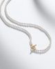 David Yurman David Yurman Pearl Classics Petite 18kt gold necklace with freshwater pearls and diamonds - 5