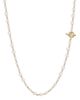 David Yurman David Yurman Pearl Classics Toggle Chain Necklace in 18K Yellow Gold, 4.5mm - 1