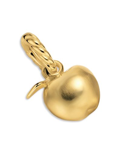 David Yurman David Yurman Petite Apple Amulet in 18K Yellow Gold, 10mm
