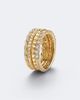 David Yurman David Yurman Petite Pavé 18kt gold ring with diamonds - 4