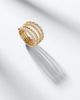 David Yurman David Yurman Petite Pavé 18kt gold ring with diamonds - 5
