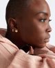 David Yurman David Yurman Sculpted Cable 18kt gold earrings with diamonds - 2
