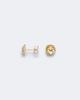 David Yurman David Yurman Sculpted Cable 18kt gold earrings with diamonds - 4