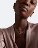 David Yurman David Yurman Sculpted Cable 18kt gold pendant necklace with diamonds - 3