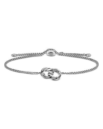 David Yurman David Yurman Sculpted Cable Chain Bracelet in Sterling Silver, 8mm