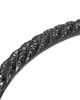 David Yurman David Yurman Sculpted Cable Cuff Bracelet in Black Titanium with Black Diamonds, 7mm - 4