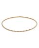 David Yurman David Yurman Sculpted Cable Flex Necklace in 18K Yellow Gold with Diamonds, 3.7mm - 3