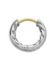 David Yurman David Yurman Sculpted Cable Huggie Hoop Earrings in Sterling Silver with Diamonds - 4