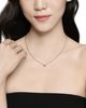 David Yurman David Yurman Sculpted Cable Pendant Necklace in Sterling Silver with Diamonds, 18 - 2