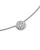 David Yurman David Yurman Sculpted Cable Pendant Necklace in Sterling Silver with Diamonds, 18 - 5