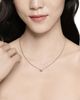 David Yurman David Yurman Sculpted Cable Pendant Necklace in Sterling Silver with Diamonds, 18 - 6