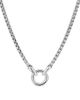 David Yurman David Yurman Smooth Amulet Box Chain Necklace in Sterling Silver, 2.7mm - 1