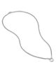 David Yurman David Yurman Smooth Amulet Box Chain Necklace in Sterling Silver, 2.7mm - 2