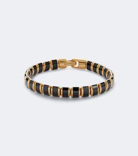 David Yurman David Yurman Spiritual Beads 18kt gold bracelet with onyx