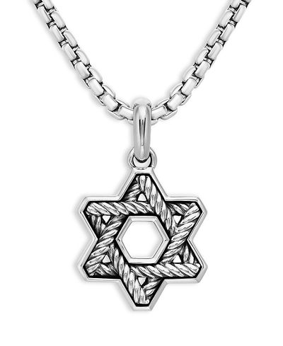 David Yurman David Yurman Sterling Silver Star of David Pendant