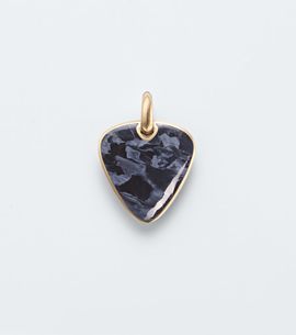 David Yurman David Yurman Streamline® Pick 18kt gold pendant with pietersite
