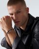 David Yurman David Yurman Streamline® sterling silver and leather bracelet with onyx - 2