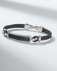 David Yurman David Yurman Streamline® sterling silver and leather bracelet with onyx - 3