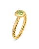 David Yurman Dy Mercer A Color Cable Ring in 18K Yellow Gold with Peridot 5.5mm - 2