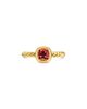 David Yurman Dy Mercer A Color Cable Ring in 18K Yellow Gold with Rhodolite Garnet 5.5mm - 3