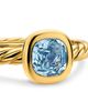 David Yurman Dy Mercer A Color Cable Ring in 18K Yellow Gold with Sky Blue Topaz 5.5mm - 4
