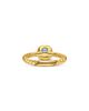 David Yurman Dy Mercer A Color Cable Ring in 18K Yellow Gold with Sky Blue Topaz 5.5mm - 5