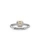 David Yurman Dy Mercer A Color Cable Ring in Sterling Silver with 14K Yellow Gold and Citrine 5.5mm - 5