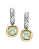 David Yurman Dy Mercer A Color Drop Earrings in Sterling Silver with 14K Yellow Gold - 1