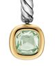 David Yurman Dy Mercer A Color Drop Earrings in Sterling Silver with 14K Yellow Gold - 2