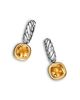 David Yurman Dy Mercer A Color Drop Earrings in Sterling Silver with 14K Yellow Gold - 5