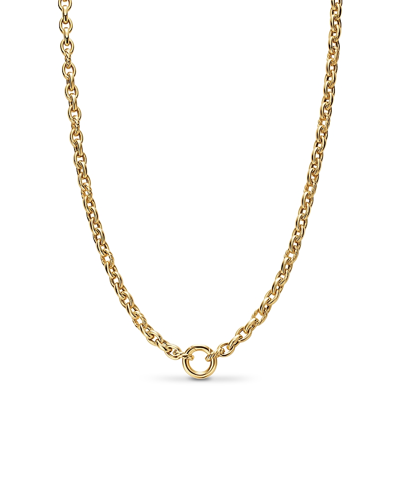 David Yurman Dy Mercer Petite Chain Necklace in 18K Yellow Gold, 4.5mm