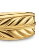 David Yurman Men's Chevron Three Sided Signet Ring in 18K Yellow Gold, 12.5mm - 5