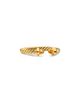 David Yurman Micro Cablespira Flex Open Ring in 18K Yellow Gold with Citrine, 2.5mm - 1