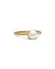 David Yurman Pearl Classics Ring in 18K Yellow Gold with Diamonds, 2mm - 1