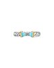 David Yurman Petite Cable Open Ring in Sterling Silver with 14K Yellow Gold, 3.4mm - 4