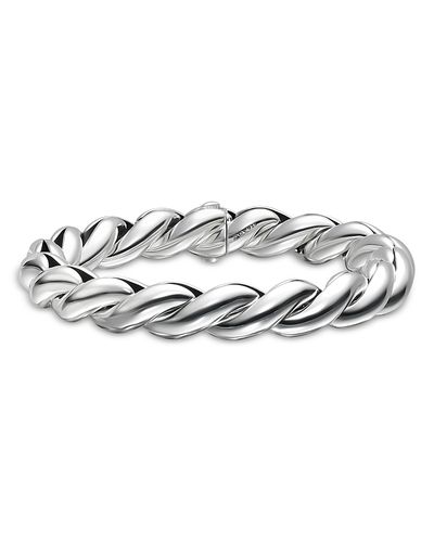 David Yurman Sculpted Cable Chain Bracelet in Sterling Silver, 10mm