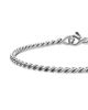 David Yurman Sculpted Cable Chain Bracelet in Sterling Silver 2.7mm - 4