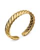 David Yurman Sculpted Cable Flex Bracelet in 18K Yellow Gold, 11mm - 2