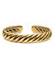 David Yurman Sculpted Cable Flex Bracelet in 18K Yellow Gold, 11mm - 3