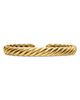 David Yurman Sculpted Cable Flex Bracelet in 18K Yellow Gold, 7.5mm - 1