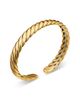 David Yurman Sculpted Cable Flex Bracelet in 18K Yellow Gold, 7.5mm - 2