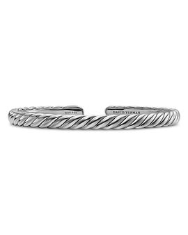 David Yurman Sculpted Cable Flex Bracelet in Sterling Silver, 5mm