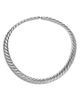 David Yurman Sculpted Cable Flex Necklace in Sterling Silver, 11mm - 1