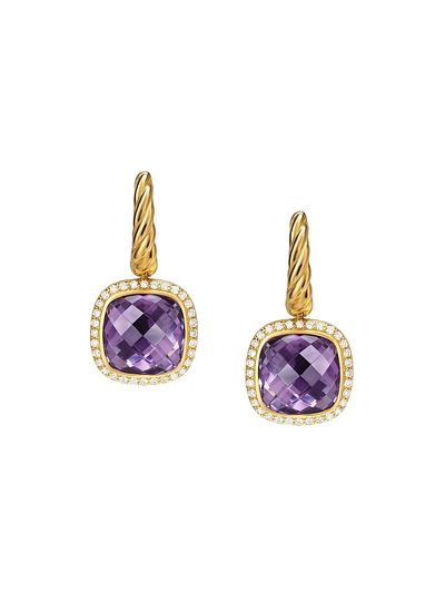 David Yurman Women's Albion Drop Earrings in 18K Yellow Gold