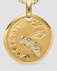 David Yurman Women's Aphrodite Medallion Amulet in 18K Yellow Gold with Diamonds, 28.3MM - 4