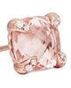 David Yurman Women's Chatelaine Stud Earrings in 18K Rose Gold with Morganite and Diamonds, 8mm - 4