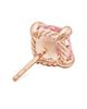 David Yurman Women's Chatelaine Stud Earrings in 18K Rose Gold with Morganite and Diamonds, 8mm - 5